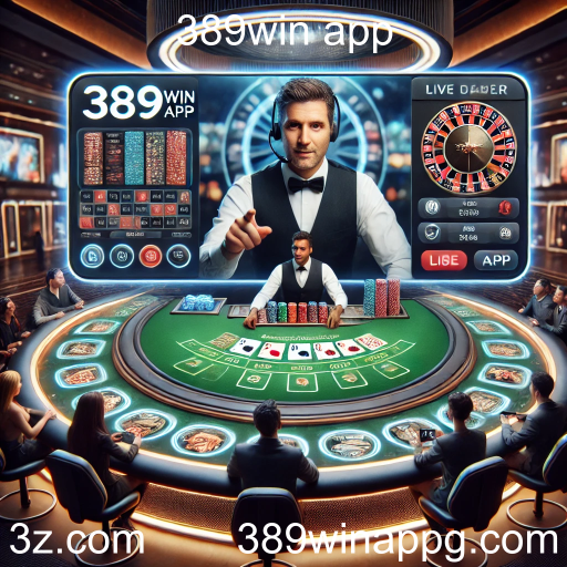 A Experiência Imersiva do Cassino Ao Vivo no 389win App